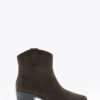 roberto rosso western boot low dark brown