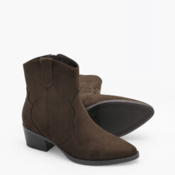 roberto rosso western boot low dark brown