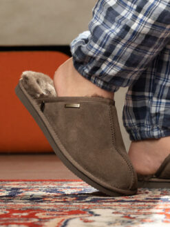 jean paul pantoufle m dark brown