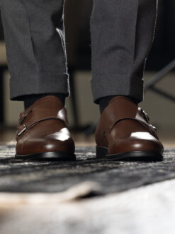 gregers monkstrap brown