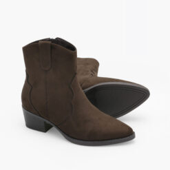 roberto rosso western boot low dark brown