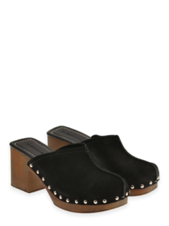 roberto rosso clogs suede black