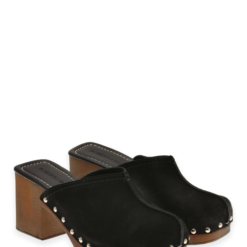 roberto rosso clogs suede black