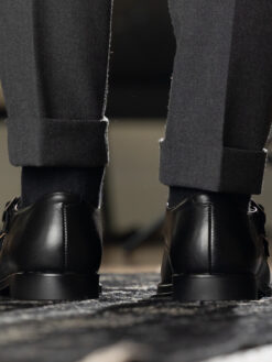 gregers monkstrap black